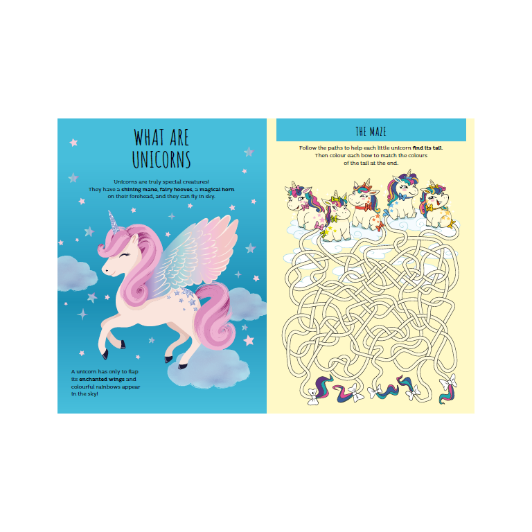 Sticker & Activity Book - Unicorns