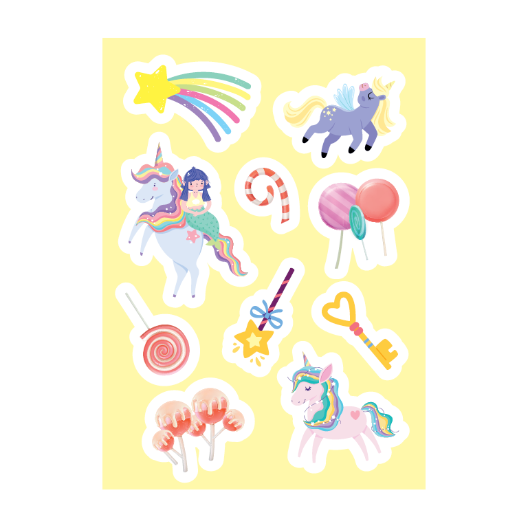 Sticker & Activity Book - Unicorns