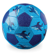 Glitter Soccer Ball - Shark City