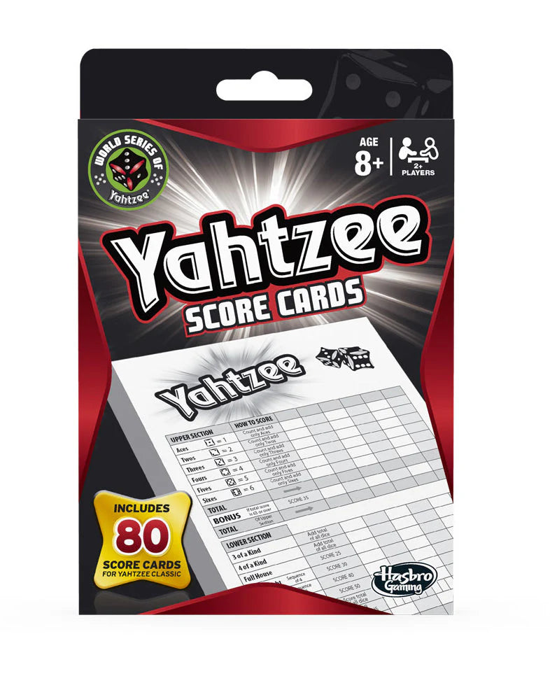 Yahtzee Score Cards