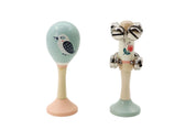 Wooden Kookaburra Maraca & Waratah Jingle Stick