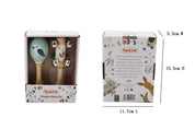 Wooden Kookaburra Maraca & Waratah Jingle Stick