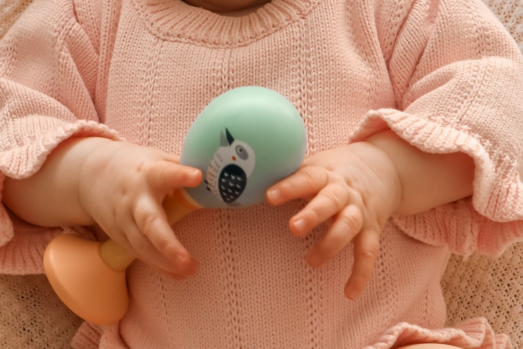 Wooden Kookaburra Maraca & Waratah Jingle Stick