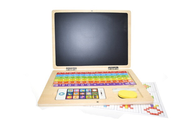Magnetic Notebook with Chalkboard - Alphabet & Numbers