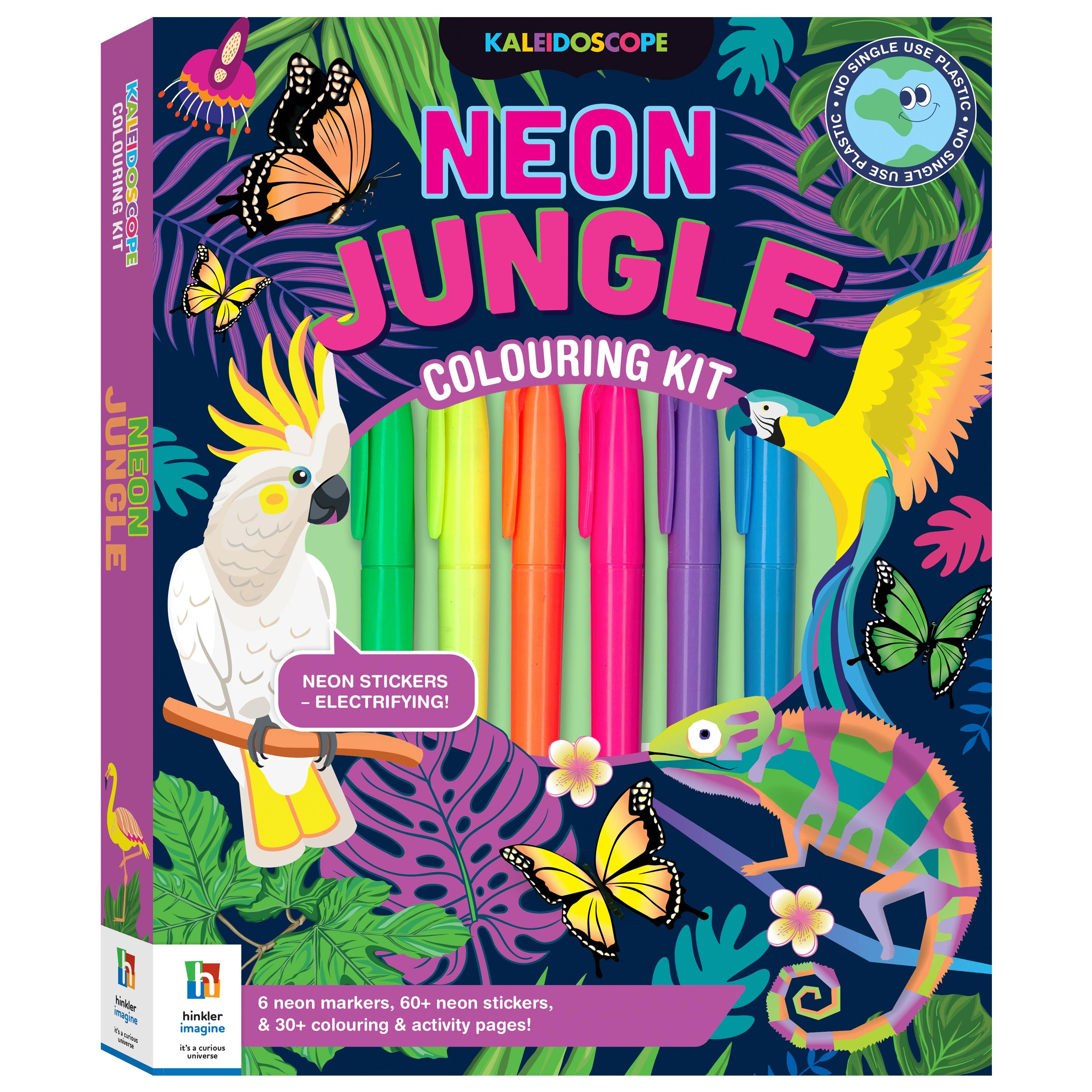 Neon Jungle Colouring Kit