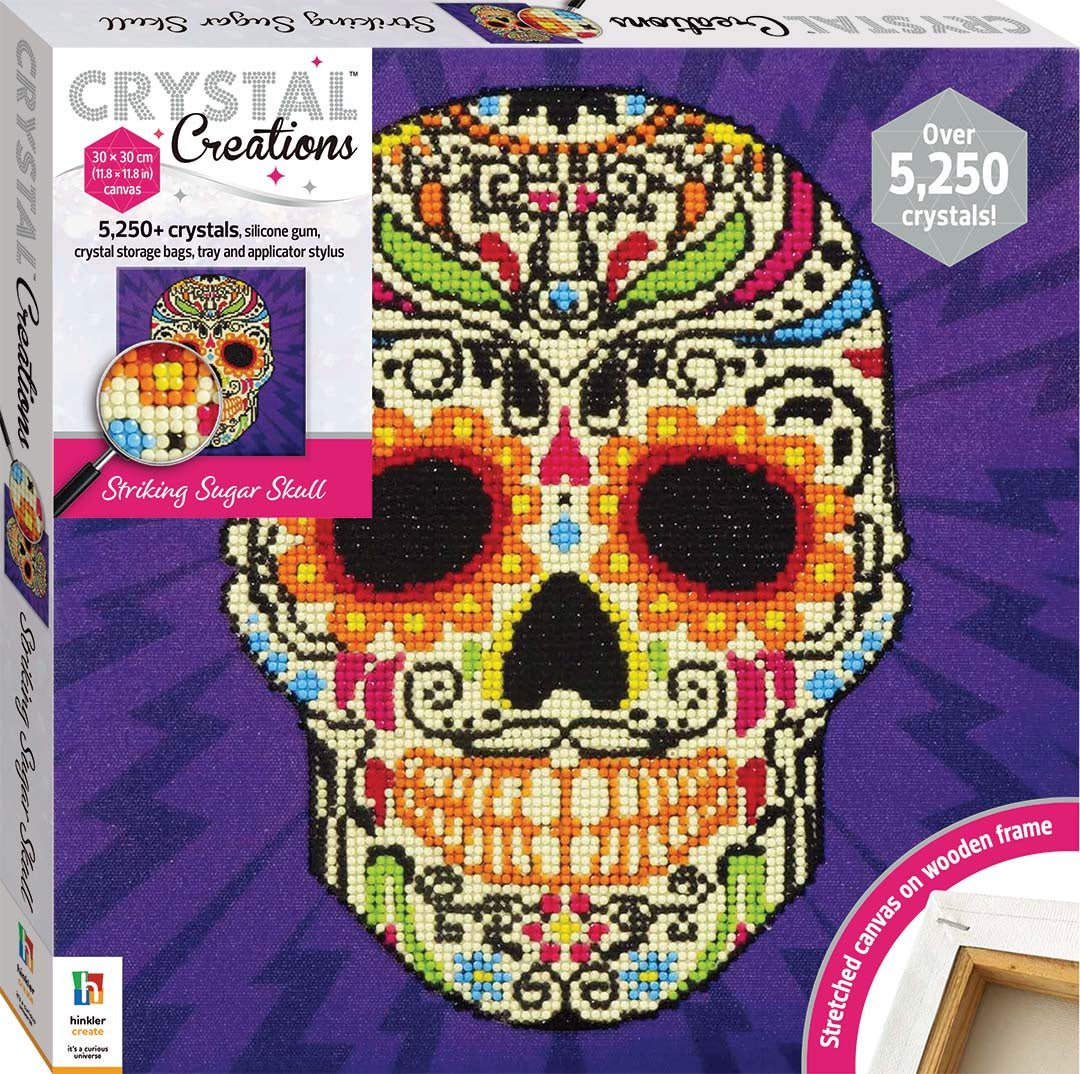 Striking Sugar Skull Canvas