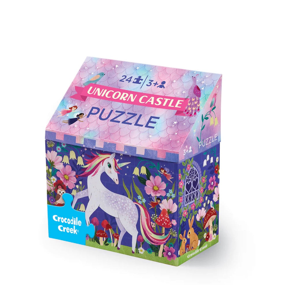 Little Building Puzzle - 24pc - Unicorn Castle
