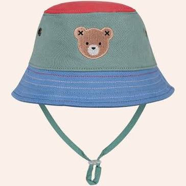 Huxbear Bucket Hat Denim Multicolour