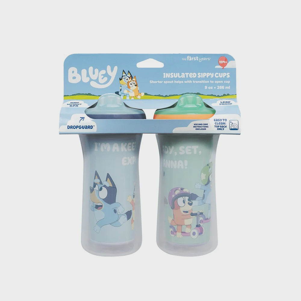 Bluey Insulated Sippy Cup 2pk