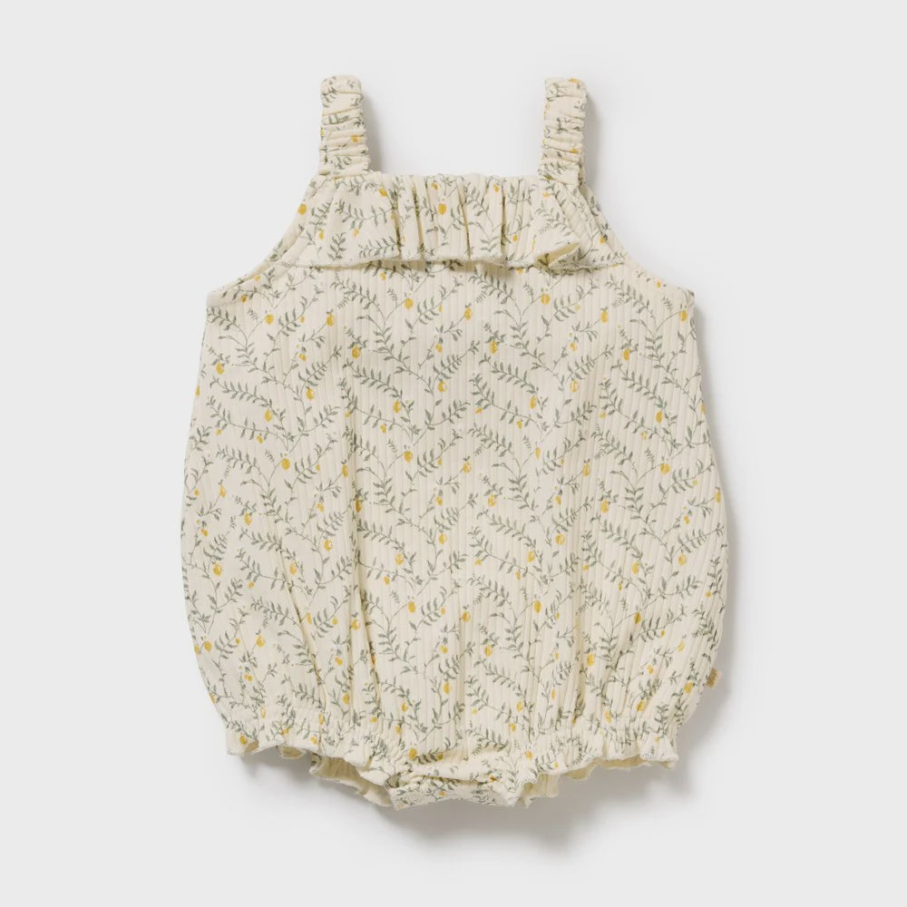 Lemon Leaf Organic Playsuit