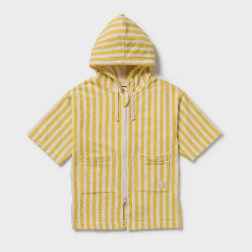 Honey Wave Organic Terry Hooded Towel