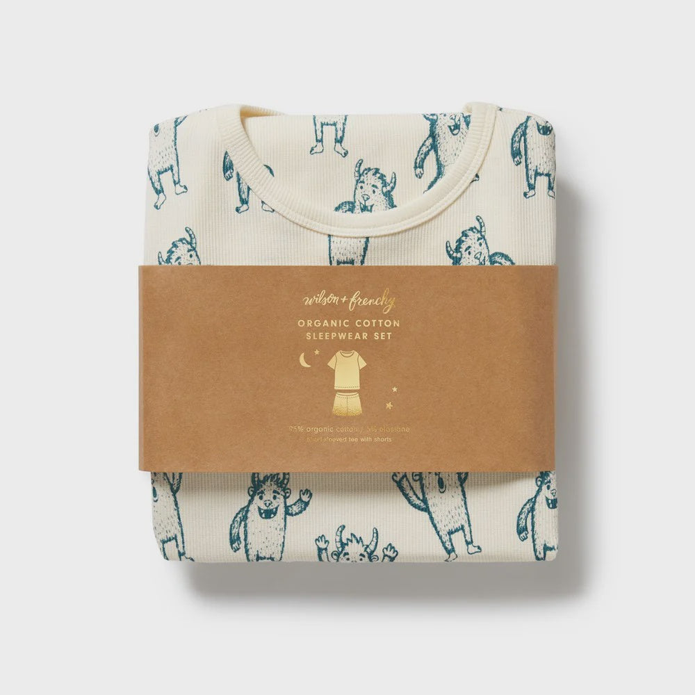 Yeti Organic Short Sleeved Pyjamas