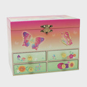 Rainbow Butterfly Medium Musical Jewellery Box