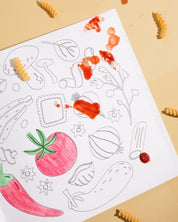 Pasta Lovers Colouring Book