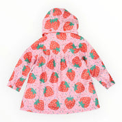Strawberries and Sprinkles Raincoat Pink