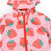 Strawberries and Sprinkles Rainsuit Pink
