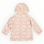 Unicorn Colour Change Raincoat Dusty Pink