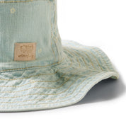 Ditsy Daisy Organic Denim Sun Hat