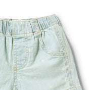 Ditsy Daisy Organic Denim Short