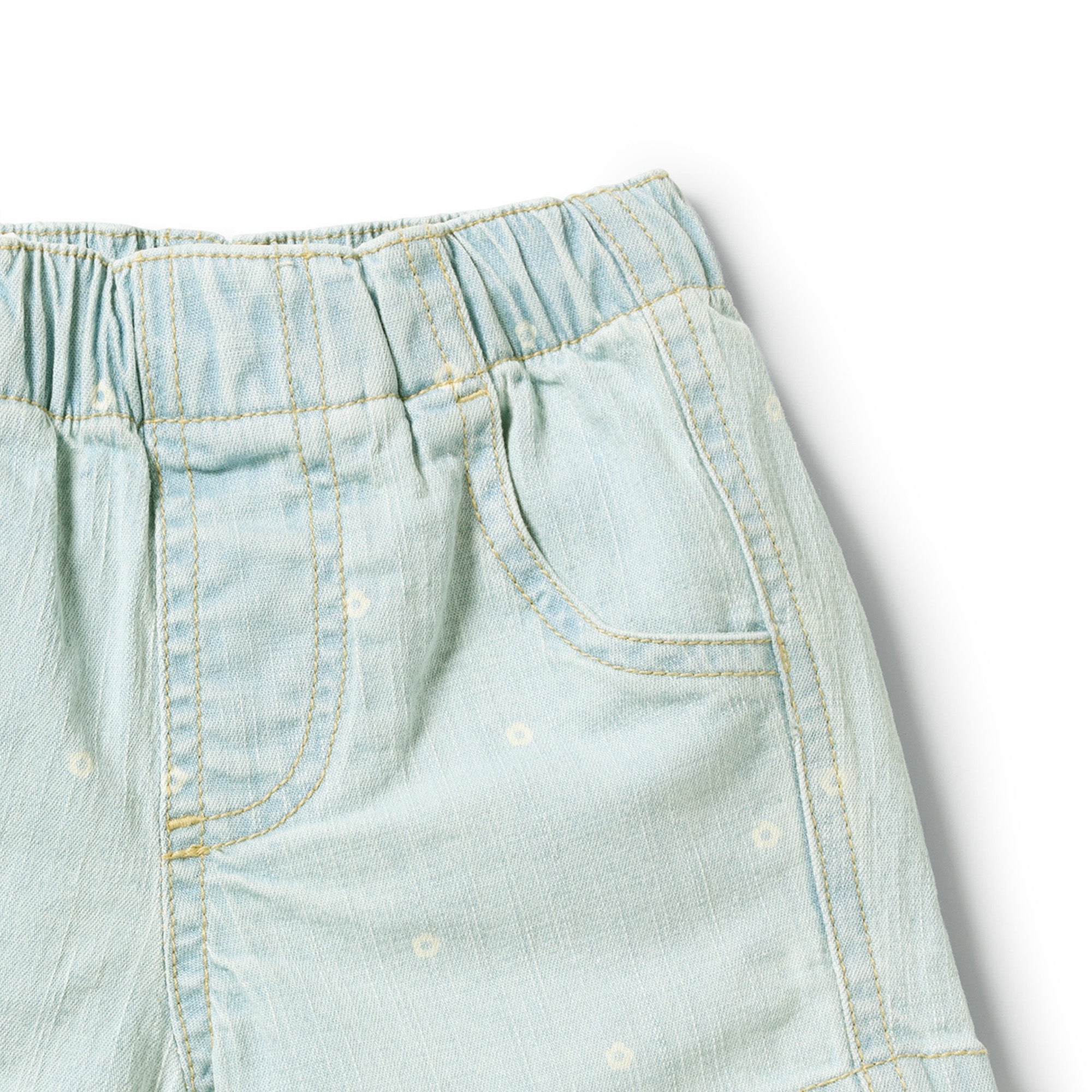 Ditsy Daisy Organic Denim Short