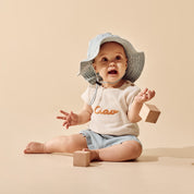 Ditsy Daisy Organic Denim Short