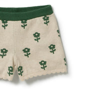 Fleur Organic Knitted Jacquard Set