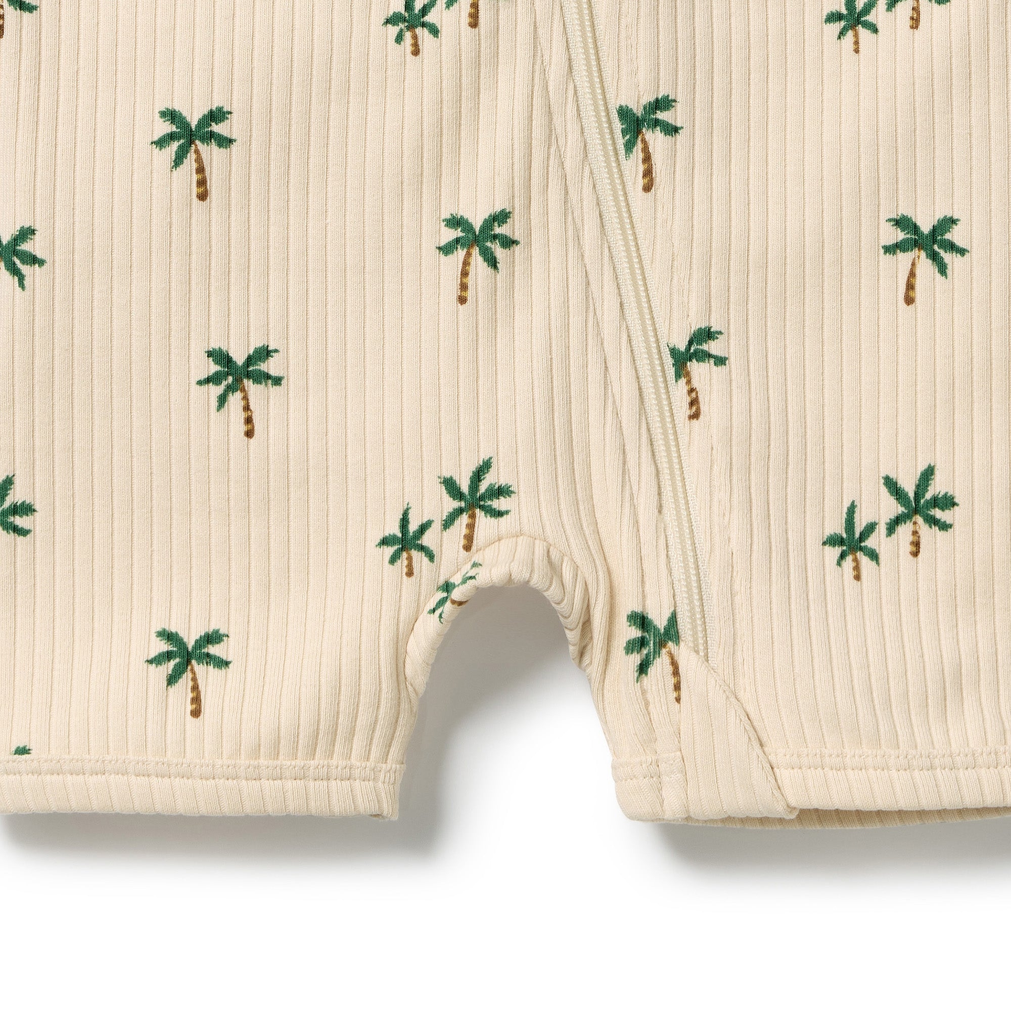 Tiny Palm Organic Boyleg Zipsuit