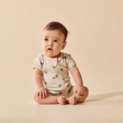 Tiny Palm Organic Boyleg Zipsuit