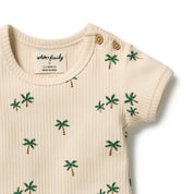 Tiny Palm Organic Bodysuit