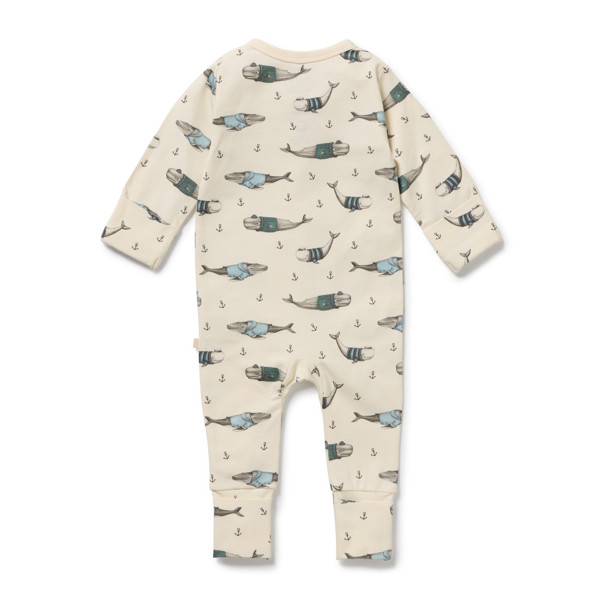 Woolly Whales Organic Long Sleeved Pyjamas