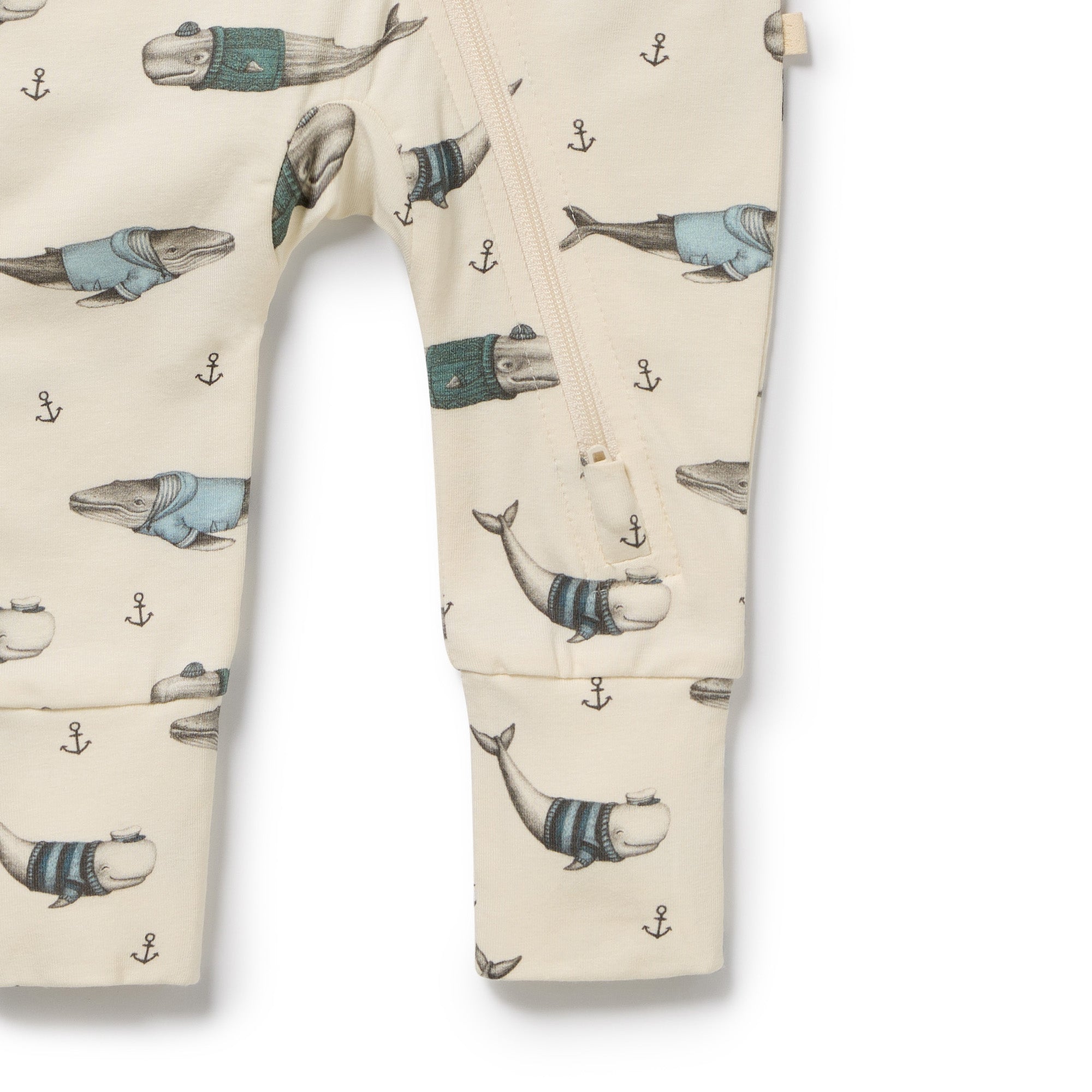 Woolly Whales Organic Long Sleeved Pyjamas