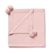 Marshmellow Organic Knitted Bubble Blanket