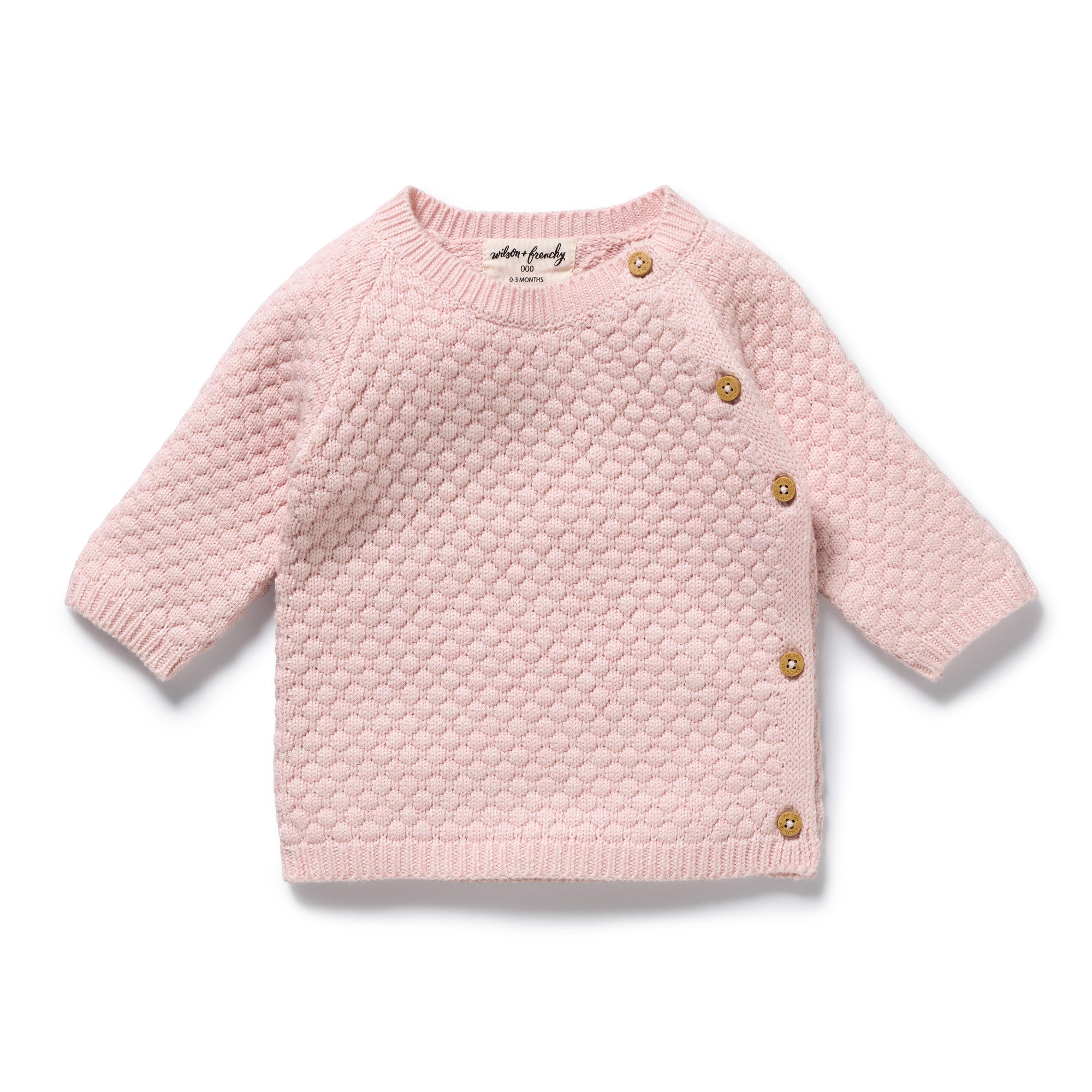 Marshmellow Organic Knitted bubble Kimono Cardigan