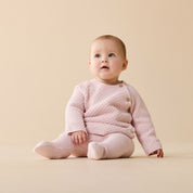 Marshmellow Organic Knitted bubble Kimono Cardigan