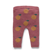 Clementine Organic Knitted Jacquard Legging