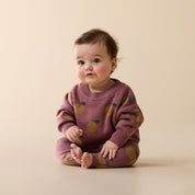 Clementine Organic Knitted Jacquard Legging