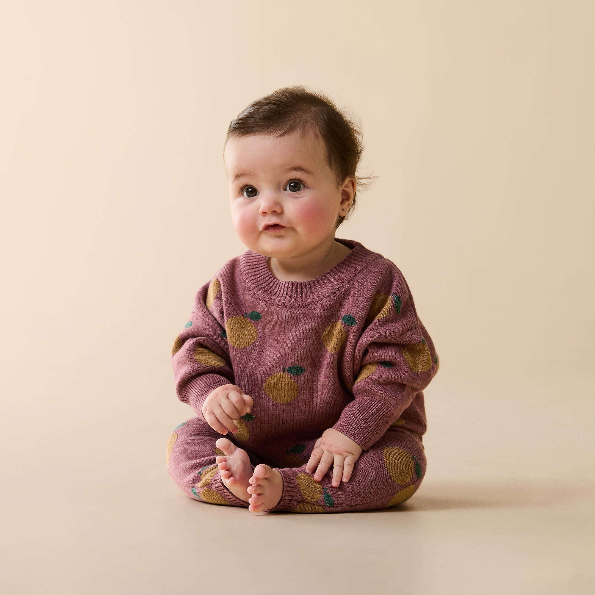 Clementine Organic Knitted Jacquard Legging