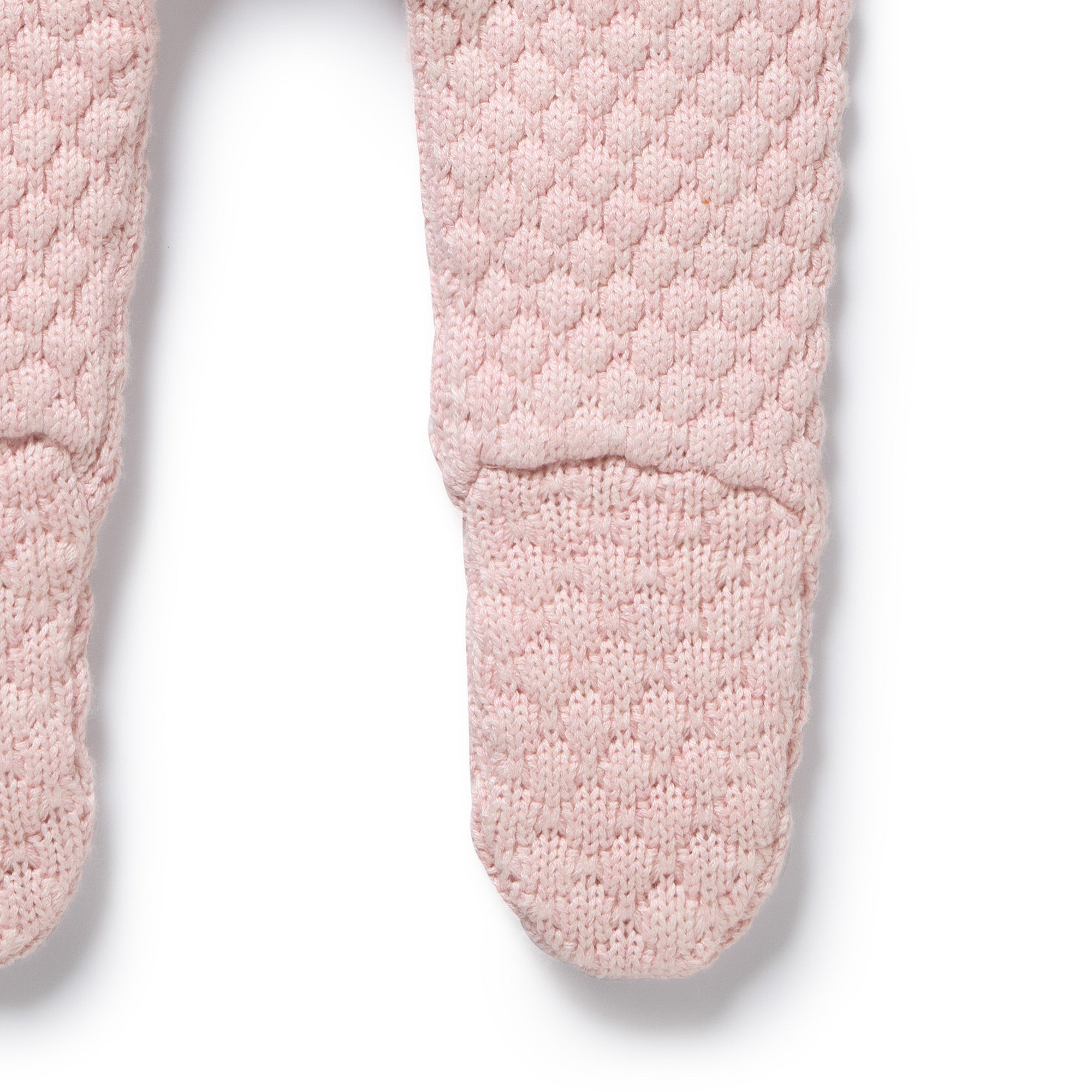 Marshmellow Organic Knitted Bauble Legging with Feet